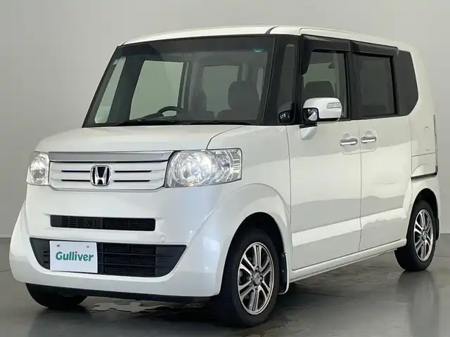 ホンダ Ｎ ＢＯＸ G ターボ SSパッケージ 愛知県 2013(平25)年 6.7万km プレミアムホワイトパール 純正ナビ　ＴＶ　Ｂｌｕｅｔｏｏｔｈ　バックカメラ　ＨＩＤオートライト　両側パワースライドドア　ＥＴＣ　パドルシフト　クルーズコントロール　純正１４インチアルミ　オートエアコン　純正フロアマット　禁煙車