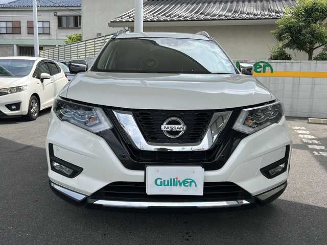 日産 エクストレイル 20Xi 大阪府 2018(平30)年 5.2万km ブリリアントホワイトパール 禁煙車/ワンオーナー/プロパイロット/　車間距離維持支援システム/　車線維持支援システム/衝突軽減被害ブレーキ/ハーフレザーシート/純正ナビ(AM/FM/CD/DVD/BT)/フルセグTV/デュアルエアコン/シートヒーター(全席)/アラウンドビューモニター/コーナーセンサー前後/ヒーテッドドアミラー/パワーバックドア/オートライト/純正フロアマット/純正ドアバイザー/純正AW