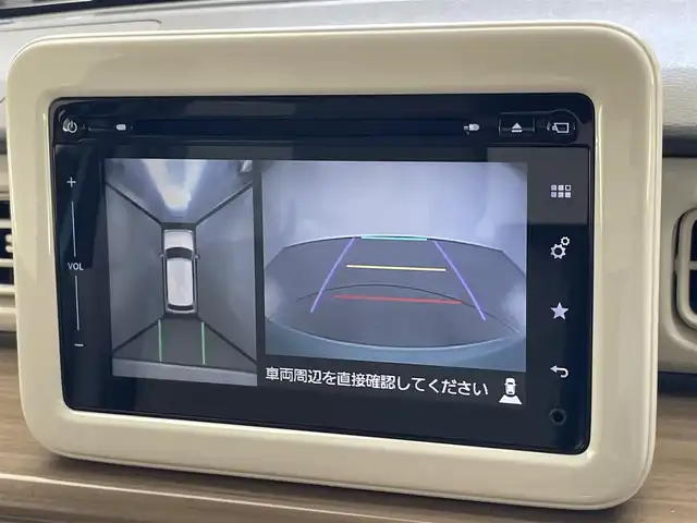 スズキ ラパン X 愛知県 2016(平28)年 2.4万km フレンチミントパールメタリック 純正ナビ　フルセグＴＶ　全方位カメラ　ドライブレコーダー　純正フロアマット　ＥＴＣ　シートヒーター　オートライト　Ｂｌｕｅｔｏｏｔｈ　ＵＳＢ　プッシュスタート　レーダーブレーキ　衝突軽減装置　禁煙車