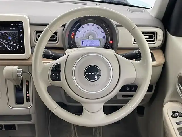 スズキ ラパン X 愛知県 2016(平28)年 2.4万km フレンチミントパールメタリック 純正ナビ　フルセグＴＶ　全方位カメラ　ドライブレコーダー　純正フロアマット　ＥＴＣ　シートヒーター　オートライト　Ｂｌｕｅｔｏｏｔｈ　ＵＳＢ　プッシュスタート　レーダーブレーキ　衝突軽減装置　禁煙車