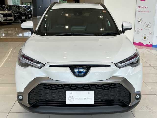 トヨタ カローラ クロス ハイブリッド Z 埼玉県 2023(令5)年 1万km プラチナホワイトパールマイカ セーフティセンス/純正10.5インチコネクトナビ/　　BT/USB/全方位カメラ/パワーバックドア/レーダークルーズコントロール/レーンキープアシスト/LEDヘッドライト/革シート/シートヒーター/純正18インチアルミホイール/ルーフレール/ETC2.0/スマートキー×2/禁煙車