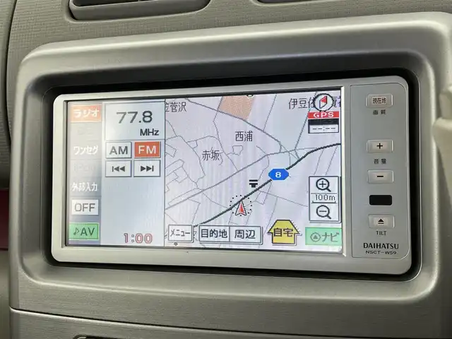 ダイハツ ムーヴ コンテ X スペシャル 宮城県 2009(平21)年 2.5万km ブルーメタリック 純正ナビ　/ワンセグＴＶ　/オートエアコン　/キーレスエントリー　/電動格納ミラー　/ベンチシート　/アームレスト　/ＣＤ再生　/スペアタイヤ　/禁煙車