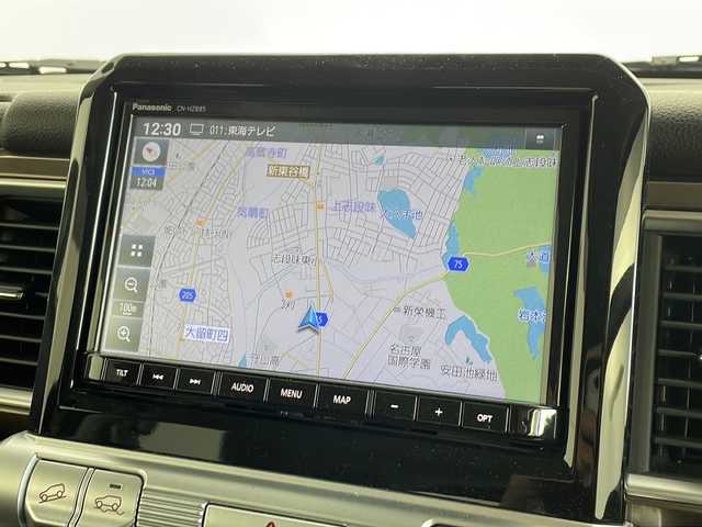 スズキ クロスビー 愛知県 2023(令5)年 1.5万km タフカーキパールメタリック 純正8インチナビ/【Bluetooth/フルセグTV/CD/DVD/USB】/スズキセーフディサポート/・デュアルカメラブレーキサポート/・アダプティブクルーズコントロール（全車速追従機能付）/・誤発進抑制機能/・リヤパーキングセンサー/・全方位モニターカメラ/レーンアシスト/ダウンヒルアシストコントロール/アイドリングストップ/パドルシフト/横滑り防止装置/ハーフレザーシート/シートヒーター（D/N）/ETC/オートエアコン/ステアリングスイッチ/スマートキー/スペアキー/プッシュスタート/純正16インチアルミホイール/純正LEDオートライト/電動格納ミラー/ドアバイザー