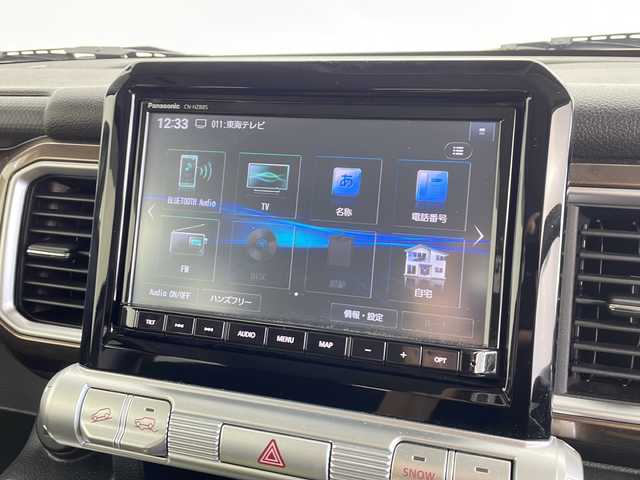 スズキ クロスビー 愛知県 2023(令5)年 1.5万km タフカーキパールメタリック 純正8インチナビ/【Bluetooth/フルセグTV/CD/DVD/USB】/スズキセーフディサポート/・デュアルカメラブレーキサポート/・アダプティブクルーズコントロール（全車速追従機能付）/・誤発進抑制機能/・リヤパーキングセンサー/・全方位モニターカメラ/レーンアシスト/ダウンヒルアシストコントロール/アイドリングストップ/パドルシフト/横滑り防止装置/ハーフレザーシート/シートヒーター（D/N）/ETC/オートエアコン/ステアリングスイッチ/スマートキー/スペアキー/プッシュスタート/純正16インチアルミホイール/純正LEDオートライト/電動格納ミラー/ドアバイザー