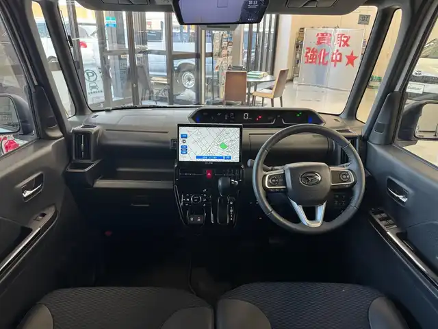 ダイハツ タント カスタム RS 滋賀県 2024(令6)年 1.1万km シャイニングホワイトパール ワンオーナー/イクリプス10.1型フローティングナビ/　フルセグ Bluetooth CD DVD CarPlay/パノラマモニター/MAXWINデジタルインナーミラー/　ドライブレコーダー前後/ビルトインETC/両側パワースタイドドア/シートヒーター/純正フロアマット/純正15インチアルミ/スマートアシスト/衝突回避支援ブレーキ/衝突警報機能/ブレーキ制御付後発進抑制機能/車線逸脱抑制制御機能/車線逸脱警報機能/路側逸脱警報機能/ふらつき機能/先行車発進お知らせ機能/標識認識機能/アダプティブドライビングハイビーム/サイドビューランプ/アダプティブクルーズコントロール/レーンキープコントロール/コーナーセンサー/コーナーリングトレースアシスト/スマートキー×2/プッシュスタート/