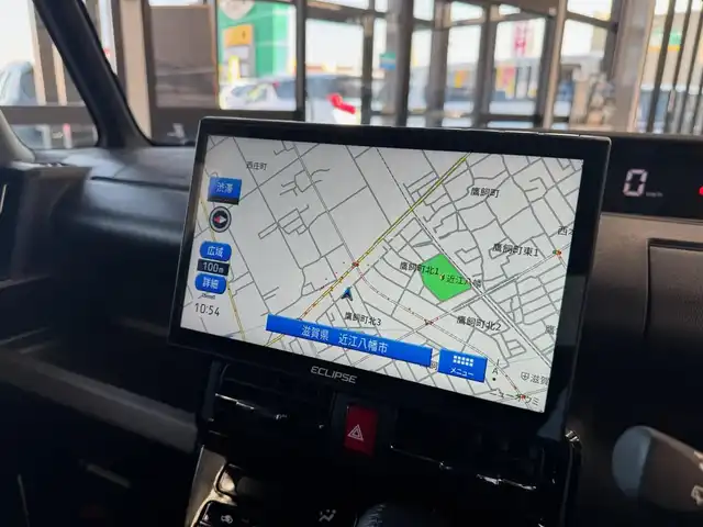 ダイハツ タント カスタム RS 滋賀県 2024(令6)年 1.1万km シャイニングホワイトパール ワンオーナー/イクリプス10.1型フローティングナビ/　フルセグ Bluetooth CD DVD CarPlay/パノラマモニター/MAXWINデジタルインナーミラー/　ドライブレコーダー前後/ビルトインETC/両側パワースタイドドア/シートヒーター/純正フロアマット/純正15インチアルミ/スマートアシスト/衝突回避支援ブレーキ/衝突警報機能/ブレーキ制御付後発進抑制機能/車線逸脱抑制制御機能/車線逸脱警報機能/路側逸脱警報機能/ふらつき機能/先行車発進お知らせ機能/標識認識機能/アダプティブドライビングハイビーム/サイドビューランプ/アダプティブクルーズコントロール/レーンキープコントロール/コーナーセンサー/コーナーリングトレースアシスト/スマートキー×2/プッシュスタート/