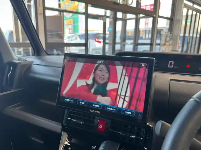 ダイハツ タント カスタム RS 滋賀県 2024(令6)年 1.1万km シャイニングホワイトパール ワンオーナー/イクリプス10.1型フローティングナビ/　フルセグ Bluetooth CD DVD CarPlay/パノラマモニター/MAXWINデジタルインナーミラー/　ドライブレコーダー前後/ビルトインETC/両側パワースタイドドア/シートヒーター/純正フロアマット/純正15インチアルミ/スマートアシスト/衝突回避支援ブレーキ/衝突警報機能/ブレーキ制御付後発進抑制機能/車線逸脱抑制制御機能/車線逸脱警報機能/路側逸脱警報機能/ふらつき機能/先行車発進お知らせ機能/標識認識機能/アダプティブドライビングハイビーム/サイドビューランプ/アダプティブクルーズコントロール/レーンキープコントロール/コーナーセンサー/コーナーリングトレースアシスト/スマートキー×2/プッシュスタート/