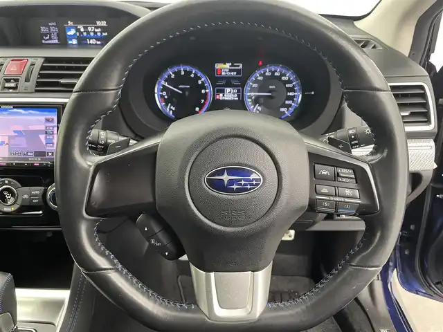 スバル レヴォーグ 1．6GT－S アイサイト 富山県 2015(平27)年 7.7万km ギャラクシーブルーシリカ 4WD/社外ナビ【MDV-Z711】/(AM/FM/CD/DVD/USB/SD/BT)/フルセグTV/バックカメラ/衝突被害軽減ブレーキ/アダプティブクルーズコントロール/レーンキープアシスト/ダウンヒルアシストコントロール/ETC/オートLEDヘッドライト/パドルシフト/スマートキー×２/プッシュスタート/純正１８インチAW/取扱説明書/保証書/アイドリングストップ