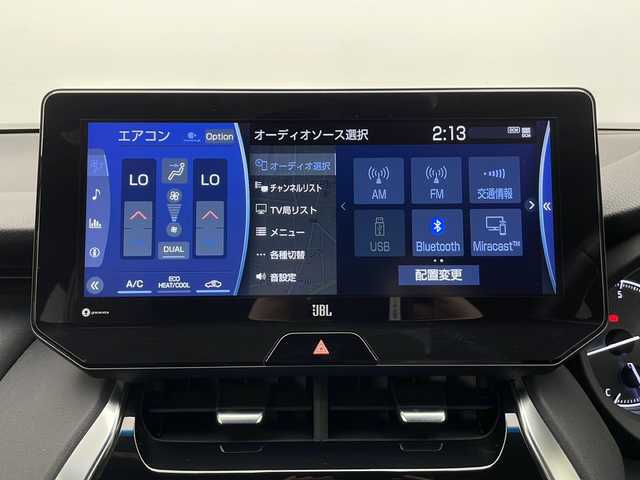 トヨタ ハリアー Z 長野県 2021(令3)年 3.3万km プレシャスブラックパール 4WD/トヨタセーフティセンス/・プリクラッシュセーフティ/・レーントレーシングアシスト/・レーンディパーチャーアラート/・レーダークルーズコントロール/・アダプティブハイビームシステム/・ロードサインアシスト/・ドライバー異常時対応システム/・プロアクティブドライビングアシスト/・発進遅れ告知機能/純正12.3インチナビ/（AM/FM/USB/Bluetooth/AUX/フルセグTV）/JBLサウンドシステム/デジタルインナーミラー/ヘッドアップディスプレイ/パワーバックドア /LEDヘッドライト/LEDフォグランプ/ステアリングスイッチ/ビルトインETC/D席パワーシート/電格ウインカーミラー/オートホールド/電子パーキングブレーキ/チルトテレスコピックステアリング/プッシュスタート/純正１９インチアルミ/純正トランクマット