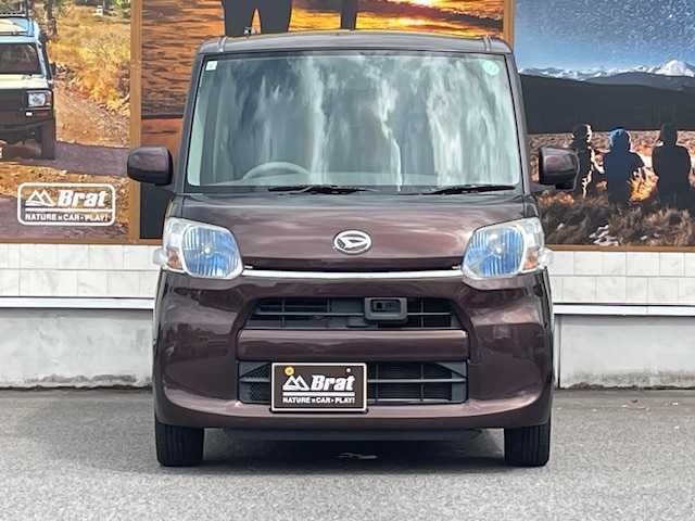 ダイハツ タント X SA 愛知県 2015(平27)年 5.2万km プラムブラウンクリスタルマイカ ナビ　/バックカメラ　/左側電動スライドドア　/社外１４インチアルミホイール　/プッシュスタート　/スマートキー