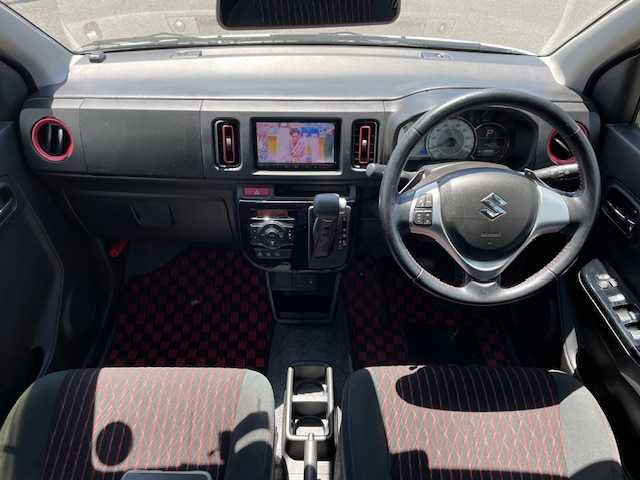 スズキ アルト ターボRS 長崎県 2015(平27)年 4.5万km パールホワイト 社外SDナビ/CD/USB/ワンセグTV/バックカメラ/衝突被害軽減システム/D席シートヒーター/ステアリングスイッチ/パドルシフト/アイドリングストップ/オートライト/ドライブレコーダー/純正15インチAW/ETC