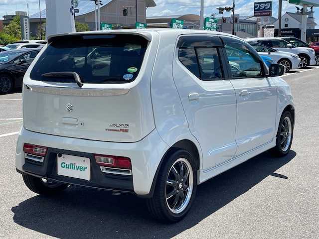 スズキ アルト ターボRS 長崎県 2015(平27)年 4.5万km パールホワイト 社外SDナビ/CD/USB/ワンセグTV/バックカメラ/衝突被害軽減システム/D席シートヒーター/ステアリングスイッチ/パドルシフト/アイドリングストップ/オートライト/ドライブレコーダー/純正15インチAW/ETC