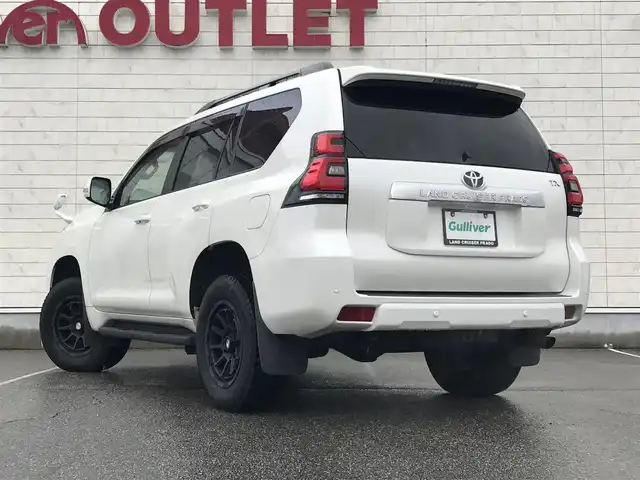 トヨタ ランドクルーザー プラド TX Lパッケージ 富山県 2022(令4)年 4.4万km ホワイトパールクリスタルシャイン サンルーフ/フリップダウンモニター/純正AW冬タイヤ車載/アルパイン9型ナビ/フルセグTV/Bluetooth/バックカメラ/プリクラッシュセーフティ/クリアランスソナー/レーンキープアシスト/レーダークルーズコントロール/レザーシート/パワーシート/シートヒーター／エアシート/プッシュスタート/スマートキー/ETC