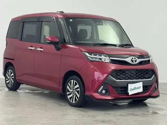 トヨタ タンク カスタムG 愛知県 2019(平31)年 5.2万km マゼンタベリーマイカM ・純正7インチナビ/・バックカメラ/・Bluetooth/・フルセグTV/・トヨタセーフティセンス/・衝突被害軽減システム/・レーンキープアシスト/・コーナーセンサー/・クルーズコントロール/・横滑り防止装置/・オートライト/・LEDヘッドライト/・両側パワースライドドア/・ドライブレコーダー/・ETC/・純正AW/・プッシュスタート/・スマートキー/・スペアキー