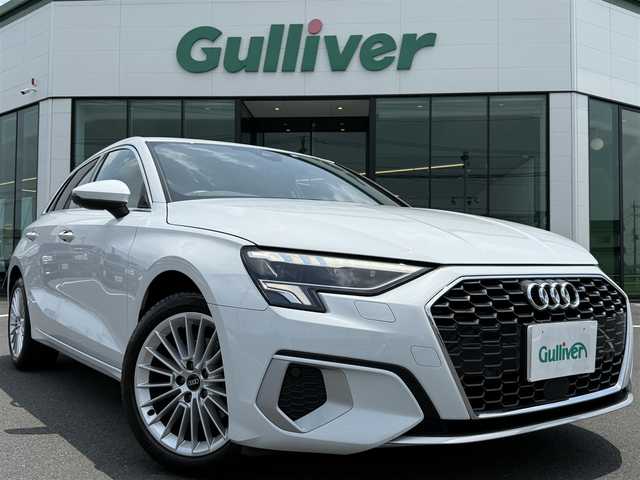 アウディ Ａ３ SB 30TFSI アドバンスド 栃木県 2022(令4)年 3.5万km グレイシアホワイトメタリック ワンオーナー /バーチャルコックピット/コンビニエンス&アシスタンスパッケージ/メーカーナビ/AppleCarPlay/AndoridAuto/Bluetoothオーディオ/バックカメラ/ステアリングリモコン/Cタイプ入力端子×2/レーダークルーズコントロール/レーン逸脱警報/プリクラッシュブレーキ/ビルトインETC2.0/スマートキー×2