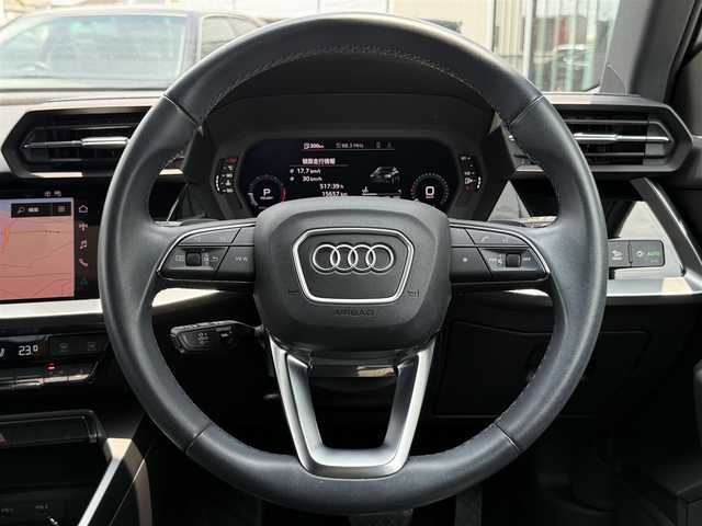 アウディ Ａ３ SB 30TFSI アドバンスド 栃木県 2022(令4)年 3.5万km グレイシアホワイトメタリック ワンオーナー /バーチャルコックピット/コンビニエンス&アシスタンスパッケージ/メーカーナビ/AppleCarPlay/AndoridAuto/Bluetoothオーディオ/バックカメラ/ステアリングリモコン/Cタイプ入力端子×2/レーダークルーズコントロール/レーン逸脱警報/プリクラッシュブレーキ/ビルトインETC2.0/スマートキー×2