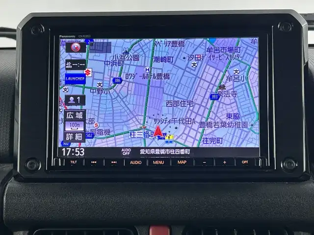 スズキ ジムニー XC 愛知県 2020(令2)年 3.2万km ミディアムグレー 純正7インチナビ/・フルセグTV/・バックカメラ/・Bluetooth/ビルトインETC/ドライブレコーダー/スズキセーフティサポート/クルーズコントロール/LEDヘッドライト/純正16インチアルミホイール/革巻きステアリング/SRSエアバッグ/撥水加工ファブリックシート/シートヒーター/スマートキー/プッシュスタート