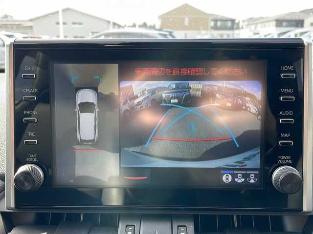 トヨタ ＲＡＶ４ ハイブリッドG 岩手県 2021(令3)年 4.8万km ホワイトパールクリスタルシャイン 純正ディスプレイオーディオ(ラジオ/USB/BT/Miracast)/パノラミックビューモニター/フルセグテレビ/前席シートヒーター/D席パワーシート(メモリー機能付き)/レザーシート(合皮)/ハンドルヒーター/パワーバックドア/AC100V電源/ビルトインETC(2.0)/プリクラッシュセーフティ/レーントレーシングアシスト/レーダークルーズコントロール/オートマチックハイビーム/ブラインドスポットモニター/リアクロストラフィックアラート/コーナーセンサー/前後ドライブレコーダー/LEDヘッドライト/フォグランプ/純正18inアルミホイール/純正フロアマット/スマートキー/ステアリングスイッチ/電動格納ミラー/ウィンカーミラー/ドアバイザー/取説＆保証書