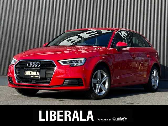アウディ Ａ３ スポーツバック30TFSI 長野県 2019(平31)年 5.2万km ブリリアントレッド 法人ワンオーナー/　マトリクスＬＥＤ/　ＡＣＣ/　サイドアシスト/　レーンキープ/　バーチャルコックピット/　ＭＭＩナビ/　地デジＴＶ/　バックカメラ　プッシュスタート/　スマートキー/　前後ドライブレコーダー/　アドバンストキー/　パークエイド/　アイドリングストップ/　保証書・取説・スペアキー