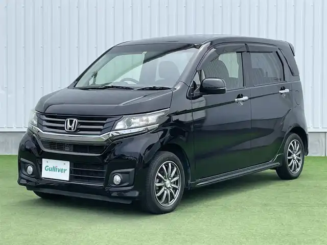 ホンダ Ｎ ＷＧＮ カスタム G Lパッケージ 香川県 2015(平27)年 5.3万km スマートブラック 純正14インチAW/キセノンヘッドライト/Fフォグ/クルーズコントロール/バックカメラ/純正7インチメモリナビ（CD/DVD/BT/USB/AUX）/フルセグテレビ/横滑り防止装置/盗難防止装置/ダブルエアバッグ/スマートキー