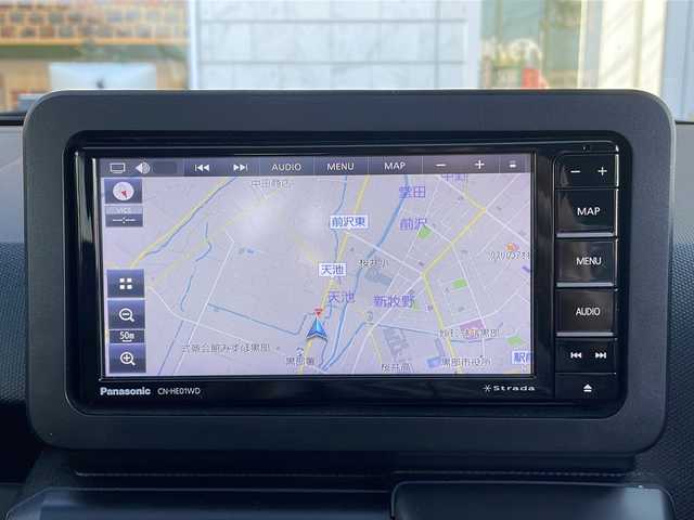 ダイハツ タフト G クロムベンチャー 富山県 2022(令4)年 2.7万km コンパーノレッド 禁煙車/ガラスルーフ/社外ＳＤナビ/フルセグ/バックカメラ/ＣＤ・ＤＶＤ・ＢＴ/アイドリングストップ/純正AW/純正フロアマット/シートヒーター/ドライブレコーダー/ETC/スマートキー/盗難防止装置