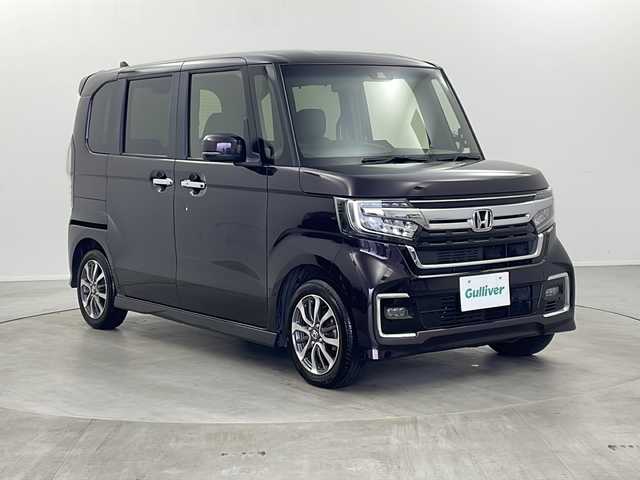 ホンダ Ｎ ＢＯＸ カスタム L 栃木県 2021(令3)年 2.3万km プレミアムベルベットパープル・パール 純正ディスプレイオーディオ/　（AM/FM/CD//BT）　/ワンセグTV　/バックモニター　/ホンダセンシング　/レーダークルーズ　/レーンキープ　/シートヒーター　/左側パワースライド　/LEDヘッドライト/フォグ/オートライト/純正14インチAW/スマートキー2本