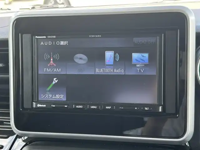 マツダ フレアワゴン カスタムスタイル ハイブリッド XT 福島県 2019(令1)年 4.7万km パール ワンオーナー/社外SDナビ（CD/Bluetooth/ワンセグ）/全周囲カメラ/ＥＴＣ/衝突被害軽減ブレーキ/レーンキープアシスト/クルーズコントロール/ヘッドアップディスプレイ/運転席シートヒーター/純正１５インチAW/ヘッドアップディスプレイ/コーナーセンサー/ETC/スペアキー/保証書/取説