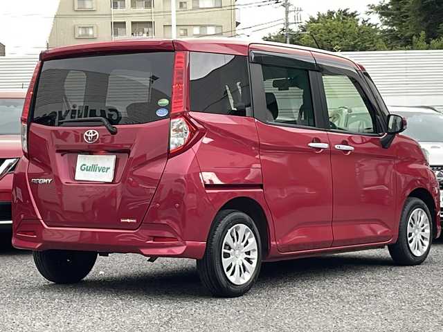 トヨタ ルーミー G 東京都 2019(令1)年 3.2万km マゼンタベリーマイカM 新車時保証書/ワンオーナー/スマートアシスト/取扱説明書【車両/ナビ】/純正SDナビ/ワンセグTV/SD/CD/BT/バックカメラ　ビルトインETC/LEDライト/オートライト/オートハイビーム/スマートキー×2/Egプッシュスタート/ストップボタン/クルーズコントロール/Wエアバッグ/横滑り防止装置/両側パワースライドドア