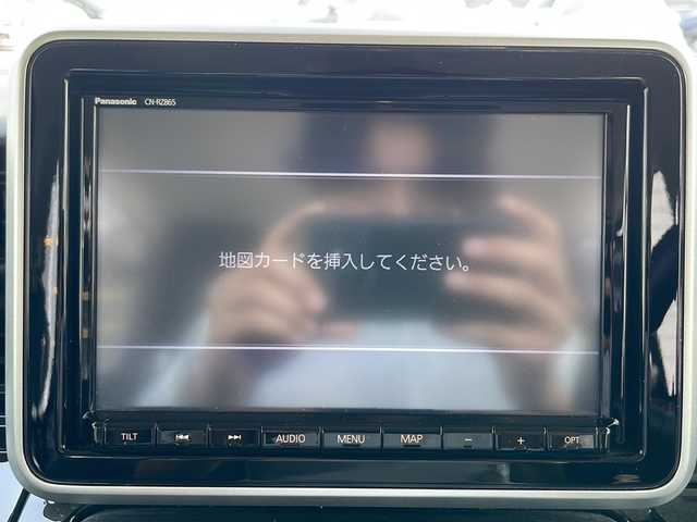 マツダ フレアワゴン ハイブリッド XS 茨城県 2021(令3)年 4.4万km ブルーイッシュブラックパール3 両側パワースライドドア/クルーズコントロール/バックカメラ/アラウンドビューモニター/LEDオートライト/ハーフレザー/純正15インチアルミホイール/USBポート/アイドリングストップ/スマートキー/社外ナビ/　　 BT/CD/DVD/ワンセグ