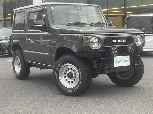 スズキ ジムニー XC 長野県 2019(令1)年 2.7万km ジャングルグリーン ワンオーナー/セーフティサポート/・デュアルセンサーブレーキサポート/・誤発進抑制機能/・車線逸脱警報機能/・ふらつき警報機能/・先行車発進お知らせ機能/・標識認識機能/社外SDナビ【SL3118NVW】/（CD/フルセグTV/BT）/バックカメラ/クルーズコントロール/ETC/シートヒーター（D・N席）/全方位ドライブレコーダー【HDR360G】/革巻きステアリング/ステアリングスイッチ/LEDヘッドライト/IPFフォグランプ/オートライト/社外マフラー/リフトアップ/スマートキー/Pスタート/電動格納ミラー/ドアバイザー/純正フロアマット