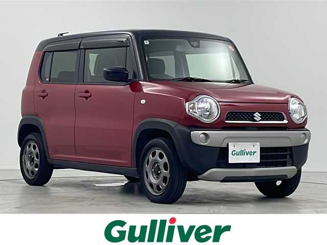 スズキ ハスラー G 岐阜県 2016(平28)年 5.7万km フェニックスレッドパール/ブルーイッシュブラックパール 純正8型ナビ/AM FM CD BT SD フルセグ/D＋N席シートヒーター/バックカメラ/衝突軽減ブレーキ/横滑り防止/アイドリングストップ/AAC/サイドバイザー/純正フロアマット/PW