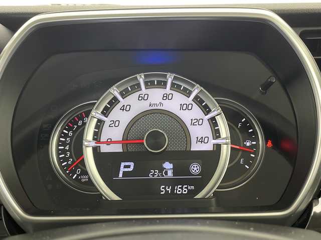 スズキ スペーシア カスタム HYBRID XS 千葉県 2018(平30)年 5.5万km ブルーイッシュブラックパール3 禁煙車/社外ナビ　MDV-D305W（ワンセグTV/BT/CD/SD）/バックカメラ/両側パワースライドドア　/前方ドライブレコーダー /ETC/ステアリングリモコン/デュアルセンサーブレーキサポート/車線逸脱警告/ハーフレザーシート/運転席シートヒーター/LEDヘッドライト/LEDフォグランプ/プッシュスタート/スマートキー/後席サーキュレーター/後席サンシェード/純正アルミホイール15インチ/純正フロアマット/純正ドアバイザー