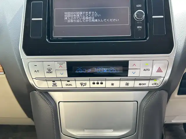 トヨタ ランドクルーザー プラド TX Lパッケージ 千葉県 2017(平29)年 7.8万km レッドマイカメタリック 7人乗 ナビNSZT-W66T バックカメラ ベージュ革 エアシート シートヒーター PCS LDA AHB クルコン 2ndスタート LEDライト オートライト リアスポ サイドステップ 17AW