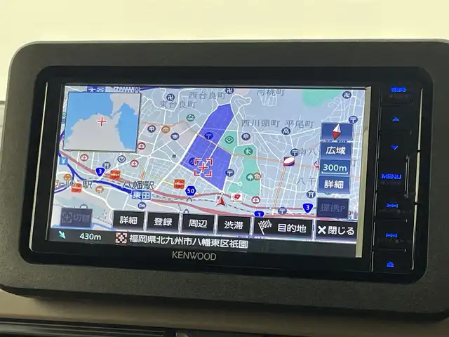 ダイハツ ムーヴ キャンバス セオリー G 福岡県 2023(令5)年 1.1万km シャイニングホワイトパール 社外ナビ／フルセグＴＶ　/バックカメラ　/ホットカップホルダー　/ＥＴＣ　/前後ドラレコ　/コーナーセンサー　/衝突軽減ブレーキ　/横滑り防止装置　/アイドリングストップ　/シートヒーター　/両側電動スライドドア　/ＬＥＤヘッドライト