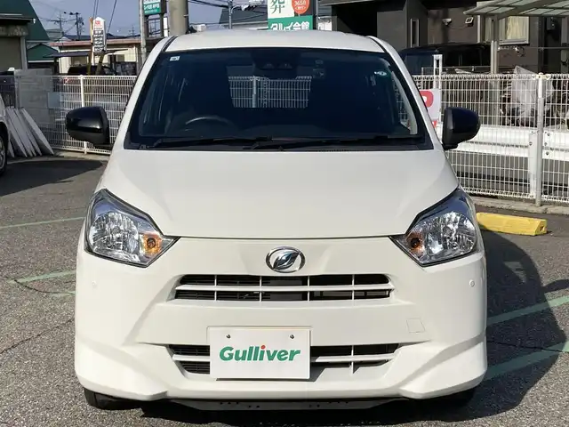 ダイハツ ミラ イース L SAⅢ 兵庫県 2019(令1)年 2.8万km ホワイト ワンオーナー/純正メモリーナビ(NMZK-W69D)/フルセグTV/CD/DVD/SD/Bluetooth/FM/AM/バックカメラ/ETC/前後ドライブレコーダー(DRY-TW8500)/スマートアシストIII/・衝突警報(対車両・歩行者)/・衝突回避支援ブレーキ(対車両・歩行者)/・前後誤発進抑制/・車両逸脱警報/・先行車発進告知/・オートハイビーム/前後クリアランスソナー/電格ミラー/アイドリングストップ/横滑り防止装置/ヘッドライトレベライザー/ISOFIX/ドアバイザー/フロアマット/スペアキー1本(板鍵)/新車時保証書/抜粋版取扱説明書