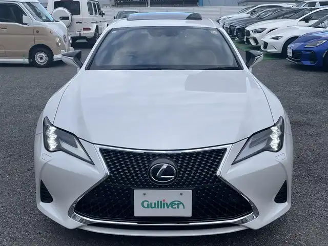 レクサス ＲＣ 300h バージョンL 兵庫県 2021(令3)年 4万km ホワイトノーヴァガラスフレーク 外部検査実施済み//ワンオーナー//内装：オーカー//OP 19インチAW//OP ムーンルーフ（チルト&スライド）//OP 寒冷地仕様/（リヤフォグ/ヘッドランプクリーナー/ウィンドシールドデアイサー）//純正メモリーナビ（10.3インチ）//地デジ/DVD/BT/USB/AUX/Miracast//ステアリングリモコン（ハンドルヒーター付）//バックカメラ//パドルシフト//本革シート//ヒーター/ベンチレーション/電動/運転席メモリ//3眼LEDヘッドランプ//ビルトインETC//ドライブレコーダー前後//レーダークルーズコントロール//ブラインドスポットモニター//リヤクロストラフィックアラート//オートマチックハイビーム//レーンディパーチャーアラート//クリアランスソナー
