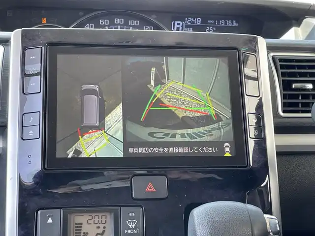 ダイハツ タント カスタムX トップED VS SAⅢ 福岡県 2018(平30)年 12万km パールホワイトⅢ 純正8インチナビ/【NSZN-X69D:CD/DVD/Bluetooth/フルセグTV】/全方位カメラ/スマートキー/ステアリングスイッチ/両側パワースライドドア /衝突被害軽減ブレーキ/LEDヘッドランプ/フォグランプ /オートライト/ハーフレザーシート/D席シートヒーター/ドライブレコーダー/社外14インチAW/サマータイヤ付き純正14インチAW車載/オード電動格納ミラー/保証書/取扱説明書