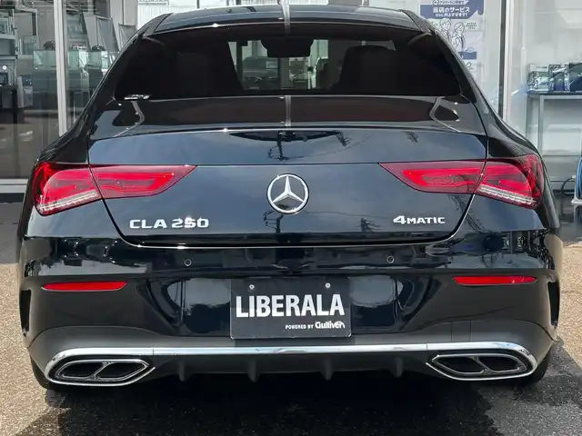 メルセデス・ベンツ ＣＬＡ２５０ 4MATIC AMGライン 富山県 2020(令2)年 1.6万km コスモスブラック サンルーフ/４WD/ターボ/Apple car play/純正HDDナビ/フルセグTV/Bluetooth/USB（タイプC）/ACC/ETC2.0/前ドラレコ/D/N席パワーシート/D/N席シートヒーター/パドルシフト/AM/FMラジオ/ワイヤレスチャージ/アイドリングストップ/レーダーセーフティパッケージ/・アクティブディスタンスアシストディストロニック/・アクティブブレーキアシスト/・アクティブブラインドスポットアシスト/・アクティブレーンキープアシスト/・リアクロストラフィックアラーム/アドバンスドパッケージ/・360°カメラシステム/・ヘッドアップシステム/・アドバンスドサウンシステム/レザーエクスクルーシブパッケージ/・ブラックレザーシート
