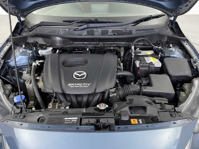 マツダ デミオ 13S 栃木県 2014(平26)年 6.5万km ブルーリフレックスマイカ 純正SDナビ/（BT　DVD　USB　CD　AM　FM)/フルセグTV/衝突軽減ブレーキ/バックカメラ/ステアリングスイッチ/キーレススマートキー/純正16インチアルミホイール/電動格納ミラー/アイドリングストップ/ETC/プッシュスタート/純正フロアマット