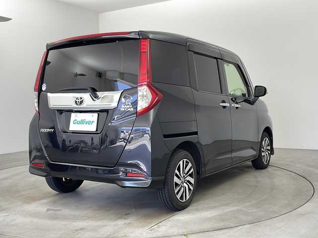トヨタ ルーミー カスタムG S 兵庫県 2017(平29)年 7.3万km ブラックマイカメタリック ・スマートアシストII/・衝突回避支援ブレーキ機能/・衝突警報機能（対車両・対歩行者）/・車線逸脱警報機能/・誤発進抑制制御機能/・後方誤発進抑制制御機能/・先行車発進お知らせ機能/・純正7インチナビ＆フルセグ＆BT＆DVD/・バックカメラ/・両側パワースライドドア（ワンタッチオープン・予約ロック・挟み込み防止機能付）/・クルーズコントロール/・ETC/・社外前後ドライブレコーダー/・アイドリングストップ/・コンフォートパッケージ/・前席シートヒーター/・シートバックテーブル/・スマートキー/・プッシュスタート/・フロアマット/・LEDヘッドランプ/・LEDフロントフォグランプ/・UVカット・IRカット機能付ウインドシールドグリーンガラス/・スーパーUVカット・IRカット機能付グリーンガラス