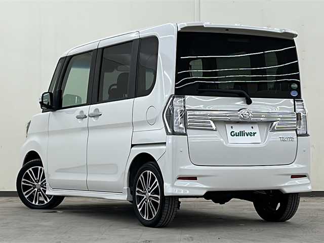 ダイハツ タント カスタム RS トップED SA Ⅲ 道央・札幌 2017(平29)年 5.7万km パールホワイトⅢ /4WD//純正オーディオ/（CD/AM/FM）//ターボ車//PWRモード//オートライト//オートハイビーム//衝突軽減ブレーキ//プッシュスタート//ETC//スペアキー1本//シートヒーター//ABS