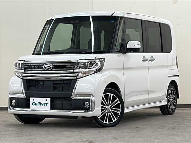ダイハツ タント カスタム RS トップED SA Ⅲ 道央・札幌 2017(平29)年 5.7万km パールホワイトⅢ /4WD//純正オーディオ/（CD/AM/FM）//ターボ車//PWRモード//オートライト//オートハイビーム//衝突軽減ブレーキ//プッシュスタート//ETC//スペアキー1本//シートヒーター//ABS