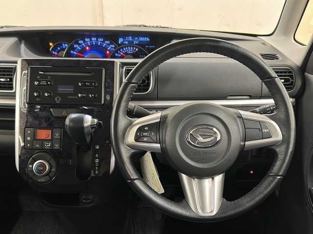 ダイハツ タント カスタム RS トップED SA Ⅲ 道央・札幌 2017(平29)年 5.7万km パールホワイトⅢ /4WD//純正オーディオ/（CD/AM/FM）//ターボ車//PWRモード//オートライト//オートハイビーム//衝突軽減ブレーキ//プッシュスタート//ETC//スペアキー1本//シートヒーター//ABS