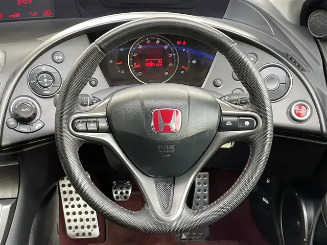 ホンダ シビック タイプR ユーロ 静岡県 2010(平22)年 7.1万km チャンピオンシップホワイト ６速MT /VSA  /バックソナー　/社外ナビ　/純正CDオーディオ　/ETC /ステアリングスイッチ  /革巻きステアリング　/純正１８インチAW /ウィンカーミラー /リモコンキー /保証書　/取説
