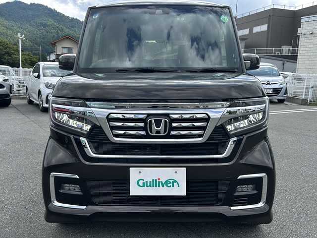 ホンダ Ｎ ＢＯＸ カスタム L 山梨県 2021(令3)年 3.6万km プレミアムグラマラスブロンズP 純正ナビ/BT/CD/DVD/TV/バックカメラ/両側パワースライドドア/前席シートヒーター/ETC/ドライブレコーダー/LEDヘッドライト/アイドリングストップ/スマートキー/スペアキー1本/純正フロアマット/純正アルミホイール/ステアリングリモコン