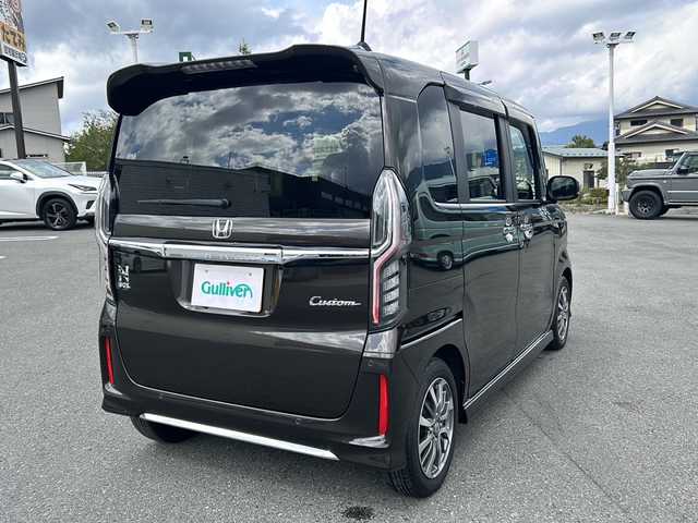 ホンダ Ｎ ＢＯＸ カスタム L 山梨県 2021(令3)年 3.6万km プレミアムグラマラスブロンズP 純正ナビ/BT/CD/DVD/TV/バックカメラ/両側パワースライドドア/前席シートヒーター/ETC/ドライブレコーダー/LEDヘッドライト/アイドリングストップ/スマートキー/スペアキー1本/純正フロアマット/純正アルミホイール/ステアリングリモコン