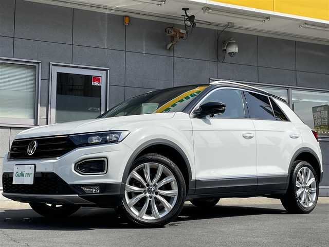 フォルクスワーゲン Ｔ－ロック TDI スポーツ 千葉県 2021(令3)年 4.9万km ピュアホワイト 衝突軽減ブレーキ/レーダークルーズ/車線逸脱警報/ＢＳＭ/バーチャルコックピット/純正ナビ/バックカメラ/パドルシフト/Ｂｌｕｅｔｏｏｔｈ／ＡｐｐｌｅＣａｒＰｌａｙ／ＡｎｄｒｏｉｄＡｕｔｏ　/オートハイビーム