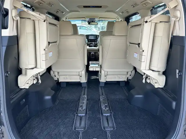 トヨタ ヴェルファイア V 山形県 2020(令2)年 7.6万km ブラック トヨタセーフティセンス/7人乗り/両側パワースライドドア/純正ナビ/　【USB BTMiracast】/バックカメラ/レザーシート/シートヒーター・エアシート/パワーシート/ETC２．０/ステアリングスイッチ/レーダークルーズコントロール/オットマン/キャプテンシート/コーナーセンサー/LEDライト/フォグランプ/ウィンカーミラー/純正フロアマット