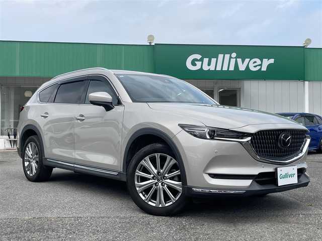 マツダ ＣＸ－８ XD エクスクルーシブモード 千葉県 2021(令3)年 5万km プラチナクォーツメタリック レザーシート/360°カメラ/BOSEプレミアムサウンド/純正マツダコネクトナビ/・Bluetooth/フルセグTV/純正ALPINEフリップダウンモニター【KGA4 V6 450】/前席パワーシート/1列目2列目シートヒーター/1列目2列目シートベンチレーション/パワーバックドア/レーンキープアシスト/アダプティブクルーズコントロール/ブラインドスポットモニター/スマートキー/前後コーナーセンサー/ヘッドアップディスプレイ/パドルシフト/純正19インチアルミホイール/置くだけ充電/純正アダプティブLEDヘッドライト/フォグランプ/本革巻ステアリング/純正前後ドライブレコーダー/ETC/サイド＆カーテンエアバッグ