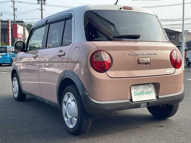 スズキ ラパン S 鹿児島県 2017(平29)年 6.4万km コフレピンクパールメタリック/ホワイト2トーンルーフ 横滑り防止装置/純正ナビ/　　CD/DVD/BT/フルセグ/アラウンドビューモニター、バックカメラ、サイドカメラ/オートライト/シートヒーター/アイドリングストップ/スマートキー